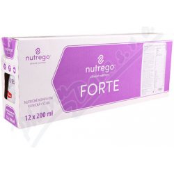 NUTREGO FORTE S PŘÍCHUTÍ LESNÍ JAHODA POR SOL 12X200ML