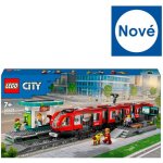 LEGO® City 60423 Tramvaj a zastávka v centru města – Zbozi.Blesk.cz