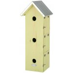 Esschert Design Ptačí budka Simi 50,5 x 20 x 18 cm dřevo kov hnědá – Hledejceny.cz