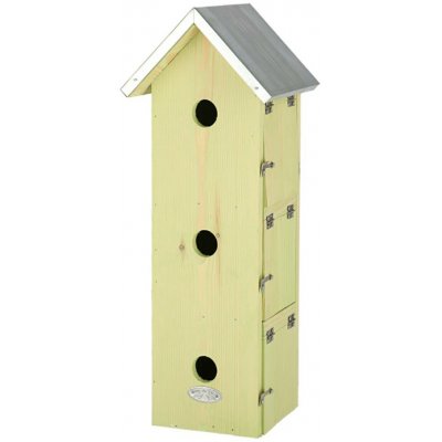 Esschert Design Ptačí budka Simi 50,5 x 20 x 18 cm dřevo kov hnědá – Hledejceny.cz