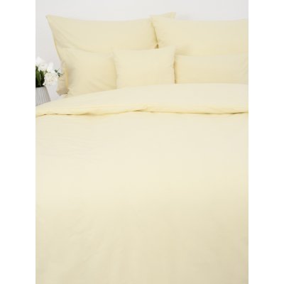 MKLuzkoviny.cz bavlna povlečení Renforcé Jasmine pastelově žlutá 140x200 70x90 – Hledejceny.cz