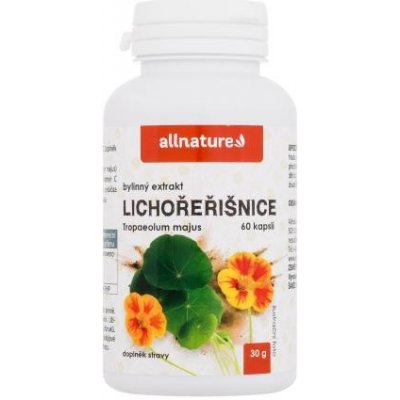 Allnature Lichořeřišnice bylinný extrakt v kapslích 60 kapslí – Hledejceny.cz