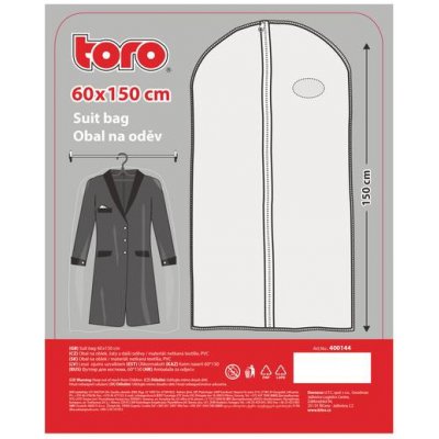 TORO Obal na oblek 150x60cm netkaná textilie – Zbozi.Blesk.cz