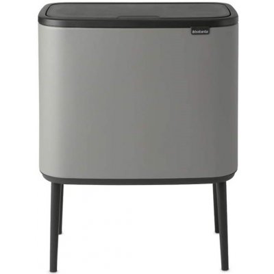 Brabantia Bo Touch Bin 3 x 11 l minerální světle šedá – Zboží Mobilmania