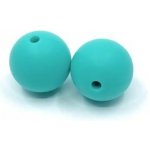 Silikonový korálek 11 mm tyrkys – Sleviste.cz