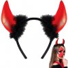 Karnevalový kostým Verk čelenka s ďábelkými rohy