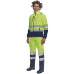 Cerva mikina SEVILLA HV fleecová reflexní Žluto-navy – Sleviste.cz