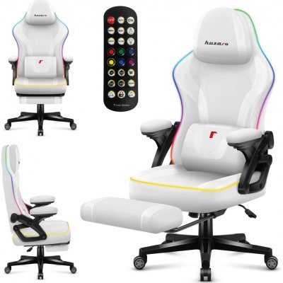 Huzaro Force 4.6 RGB White Mesh – Zboží Dáma