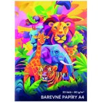 Barevné papíry nelepicí 20 listů – Hledejceny.cz