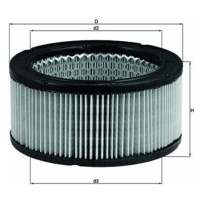 Vzduchový filtr MAHLE ORIGINAL LX 213 (LX213) – Hledejceny.cz