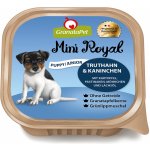 GranataPet Mini Royal Puppy & Junior krůtí králičí brambory pastinák mrkev a lososový olej 11 x 150 g – Zboží Mobilmania