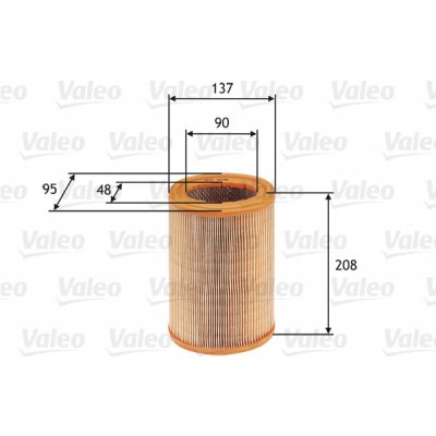 Vzduchový filtr VALEO 585608 – Hledejceny.cz