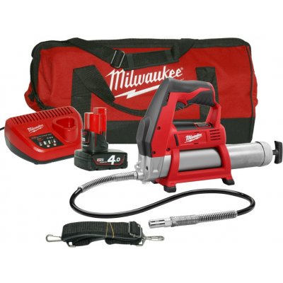 MILWAUKEE M12 GG-401B Aku mazací lis 12V / 4,0Ah + taška – Hledejceny.cz