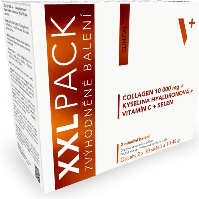 Clinical Collagen+k.Hyal.+vit.C+sel.mango 60 x 10.45 g – Hledejceny.cz