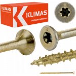 Vruty do dřeva Klimas Wkręt-Met 8 x 160 mm 50 ks – Hledejceny.cz