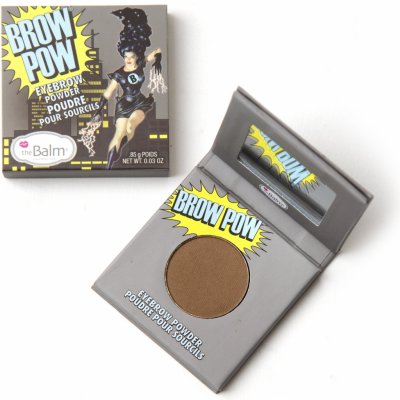 theBalm Browpow pudr na obočí v praktickém magnetickém pouzdře Dark Brown 1,2 g – Zboží Mobilmania