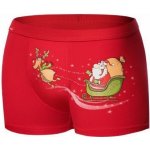 Cornette pánské boxerky santas sleigh 007 67 red – Zboží Mobilmania