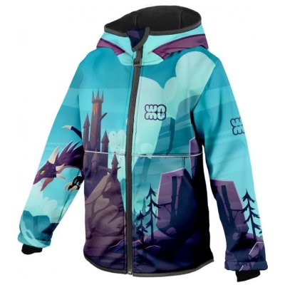 WAMU dětská softshellová bunda DRAGON FANTASY – Zboží Dáma