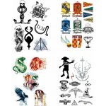 Sada tetovaček Harry Potter 35 ks – Zboží Dáma