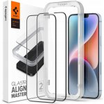 Spigen tR Align Master Black 2 Pack iPhone 13/13 Pro AGL03387 – Zboží Živě