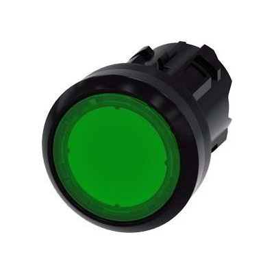 Osvětlené tlačítko SIRIUS ACT 22mm kulaté zelené ploché bez zpětného chodu 3SU1001-0AA40-0AA0 Siemens – Zboží Mobilmania