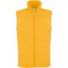 Pánská vesta Kariban fleecová vesta Luca Yellow
