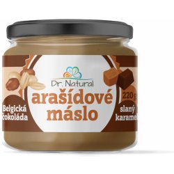 Dr.Natural Arašídový krém belgická čokoláda slaný karamel 220 g