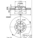 BREMBO Brzdový kotouč 09.5745.21 – Hledejceny.cz