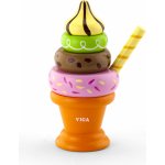 Viga Dřevěná skládačka zmrzlina – Sleviste.cz