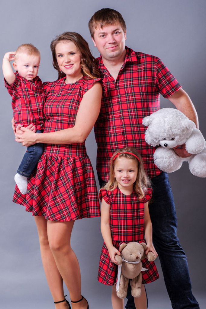 Stejné oblečení pro celou rodinu chlapecké red Scottish dress od 949 Kč -  Heureka.cz