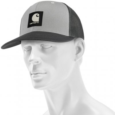 CARHARTT Twill Mesh-Back Logo Patch asphalt – Zboží Dáma