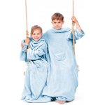 DecoKing Dětská deka s rukávy Lazy světle modrá – Hledejceny.cz