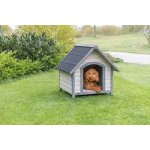 Natura bouda pro psa se sedlovou střechou M 77 x 82 x 88 cm šedá – Sleviste.cz