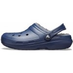 Crocs Nazouváky Classic Lined Clog 203591 Tmavomodrá – Zboží Dáma