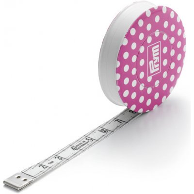 Krejčovský metr Prym Love pink, samonavíjecí 150 cm – Zboží Dáma
