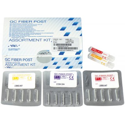 GC EUROPE GC Fiber Post Varianta: sada 1,0 mm; 1,2 mm; 1,4 mm; 2 vrtáky: 1,2 mm; 1,4 mm