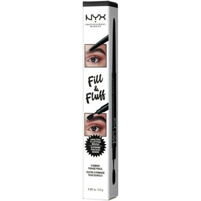 NYX Professional Makeup tužka na obočí Fill & Fluff Eyebrow Pomade Pencil Black 14,82 g – Sleviste.cz