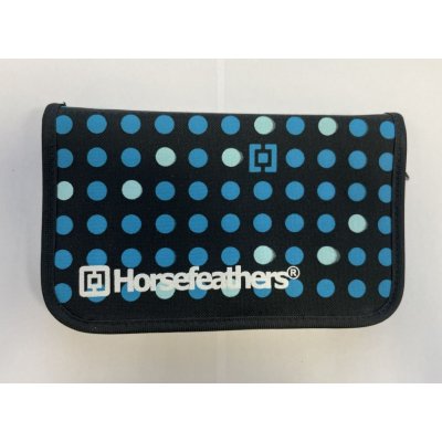 HORSEFEATHERS Clutter pen case black dotty – Zboží Mobilmania