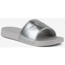 Coqui dámské pantofle Sana 6343-100-4699 khaki grey/silver