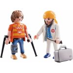 Playmobil 70079 Doktorka a pacient – Zboží Mobilmania