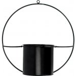Esschert Design Držák na květináč WINDOW DRESSING PLANTER nástěnný černá 35 cm – Sleviste.cz