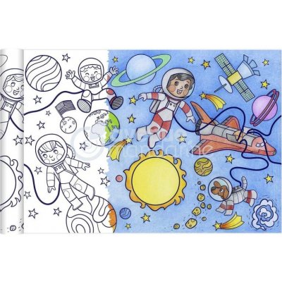 Avenue Mandarine Omalovánky v roli 5x0,35m vesmír – Hledejceny.cz