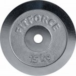 Fitforce PLC Kotoučové závaží 15 KG 30MM – Zboží Mobilmania