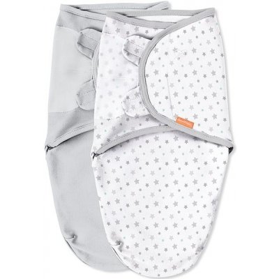 SwaddleMe Zavinovačka hvězdičky šedá 2 ks – Zboží Dáma