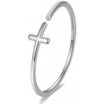 Moiss stříbrný prsten pro ženy Křížek R0002585 P – Hledejceny.cz