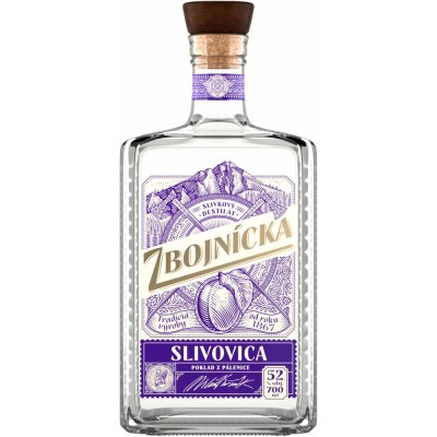 Zbojnícka Slivovica 52% 0,7 l (holá láhev) – Zbozi.Blesk.cz