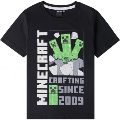 Craft FASHION UK dětské tričko Minecraft ing bavlna černé – Zbozi.Blesk.cz