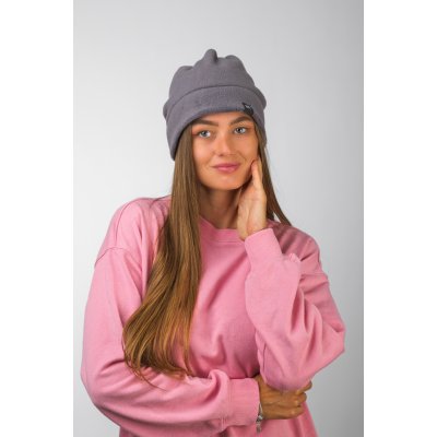 VFstyle Hřejivá čepice Flower šedá – Hledejceny.cz
