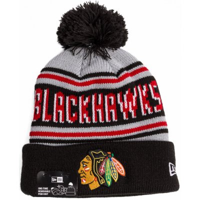New Era Kulich NHL Evergreen Wordmark Pom Medium Knit Chicago Blackhawks Team Color – Hledejceny.cz
