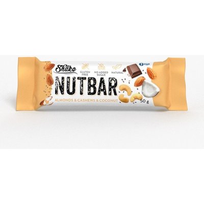 Chia Shake Low Carb NutBar 50g – Zboží Mobilmania